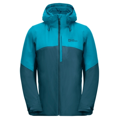 Jack Wolfskin Winter Jacket Feldberg 3in1 (very waterproof and windproof, with inner jacket) coral blue Women